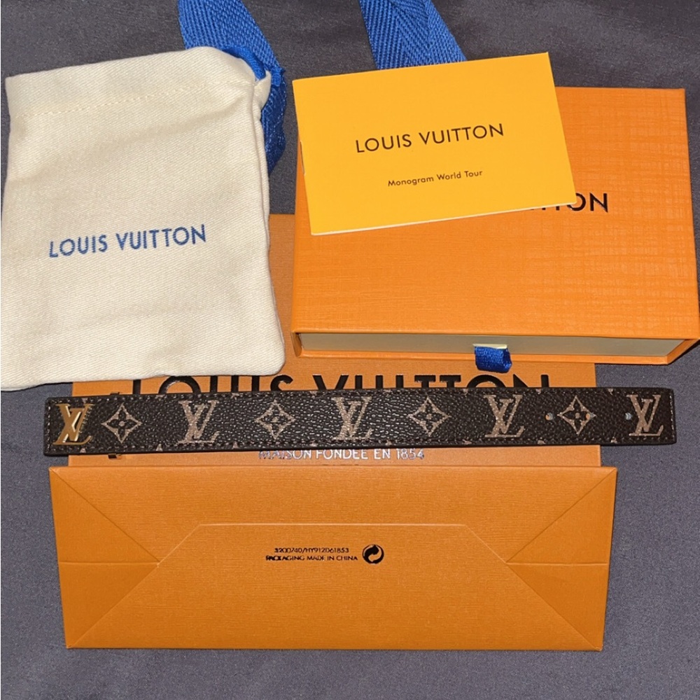 Louis Vuitton Bracelet Gold and Black - Picture 5 of 5